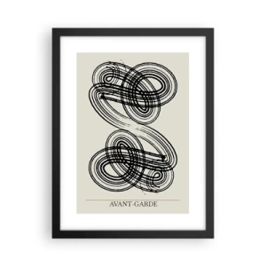 Poster în ramă neagră - A apărut spontan - 30x40 cm