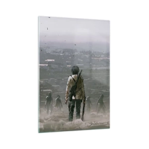 Tablou pe sticlă - Ultimul om în picioare? - 70x100 cm