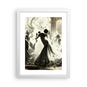 Poster în ramă albă - Marea mascaradă - 30x40 cm