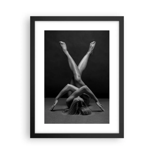 Poster în ramă neagră - Geometria nudității - 30x40 cm