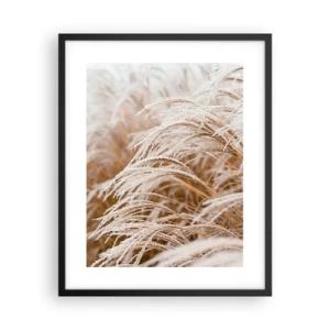 Poster în ramă neagră - Închinându-se la soarele toamnei - 40x50 cm