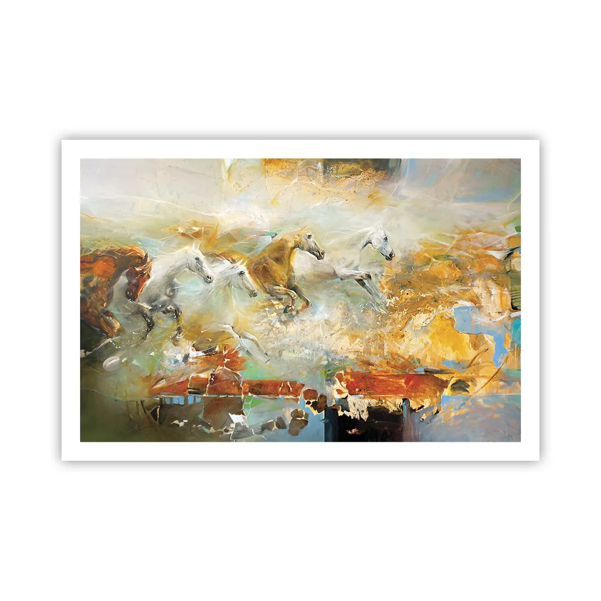 Poster - Galopând prin lumină - 91x61 cm
