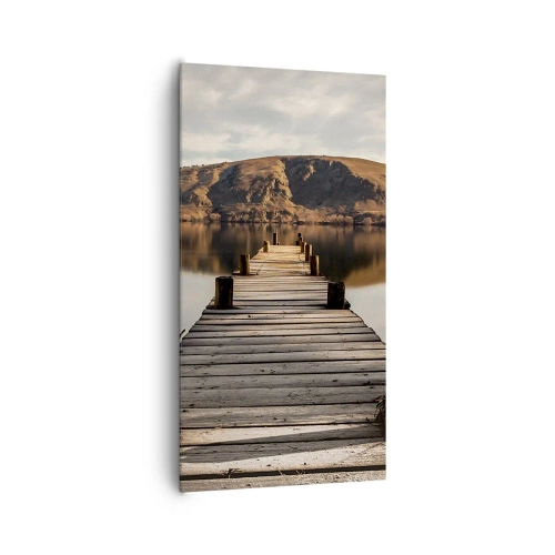 Tablou pe pânză - Peisaj în tăcere - 65x120 cm