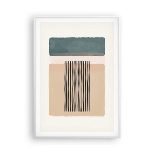 Poster în ramă albă - Totul este în regulă - 70x100 cm