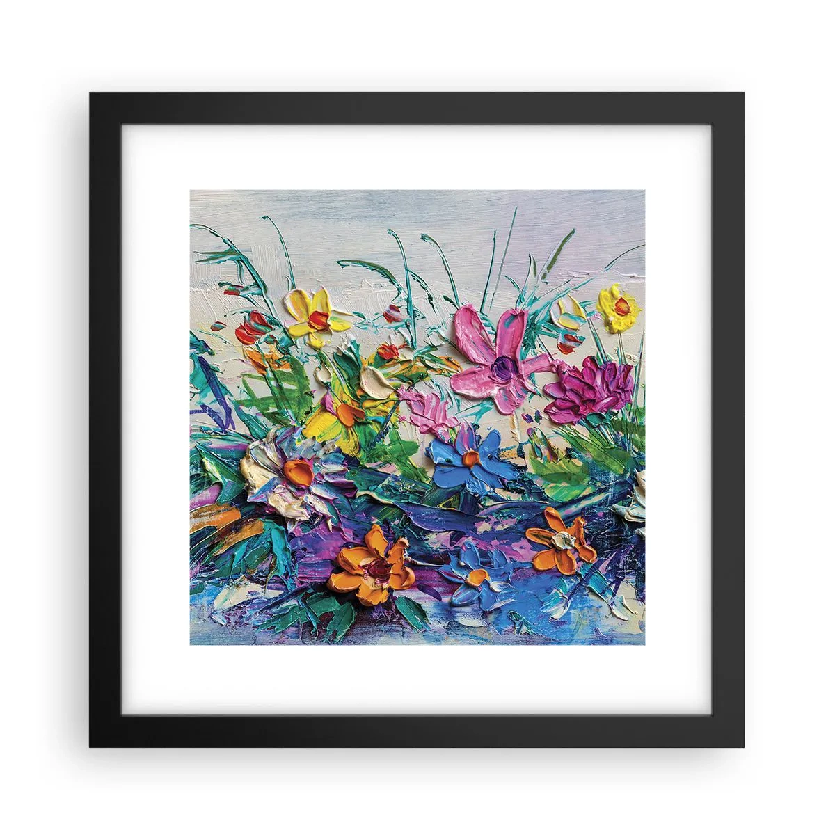 Poster în ramă neagră - Nu este deloc o natură moartă - 30x30 cm