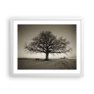 Poster în ramă albă - De aici până în veșnicie - 50x40 cm