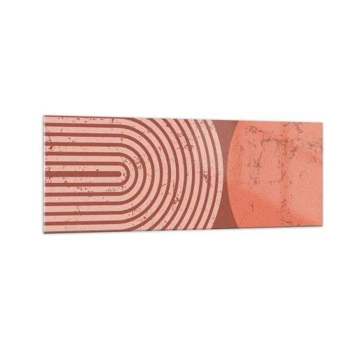 Tablou pe sticlă - Relație strânsă - 140x50 cm