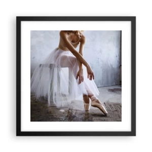 Poster în ramă neagră - Înainte ca luminile rampei să strălucească - 40x40 cm