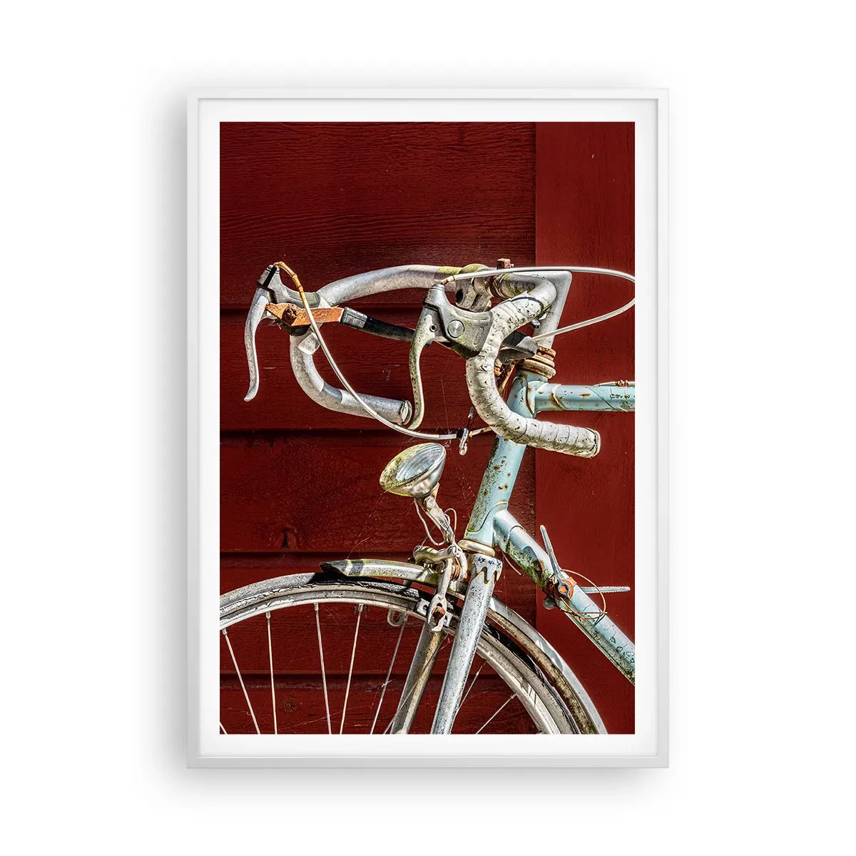 Poster în ramă albă - Creat pentru victorie - 70x100 cm