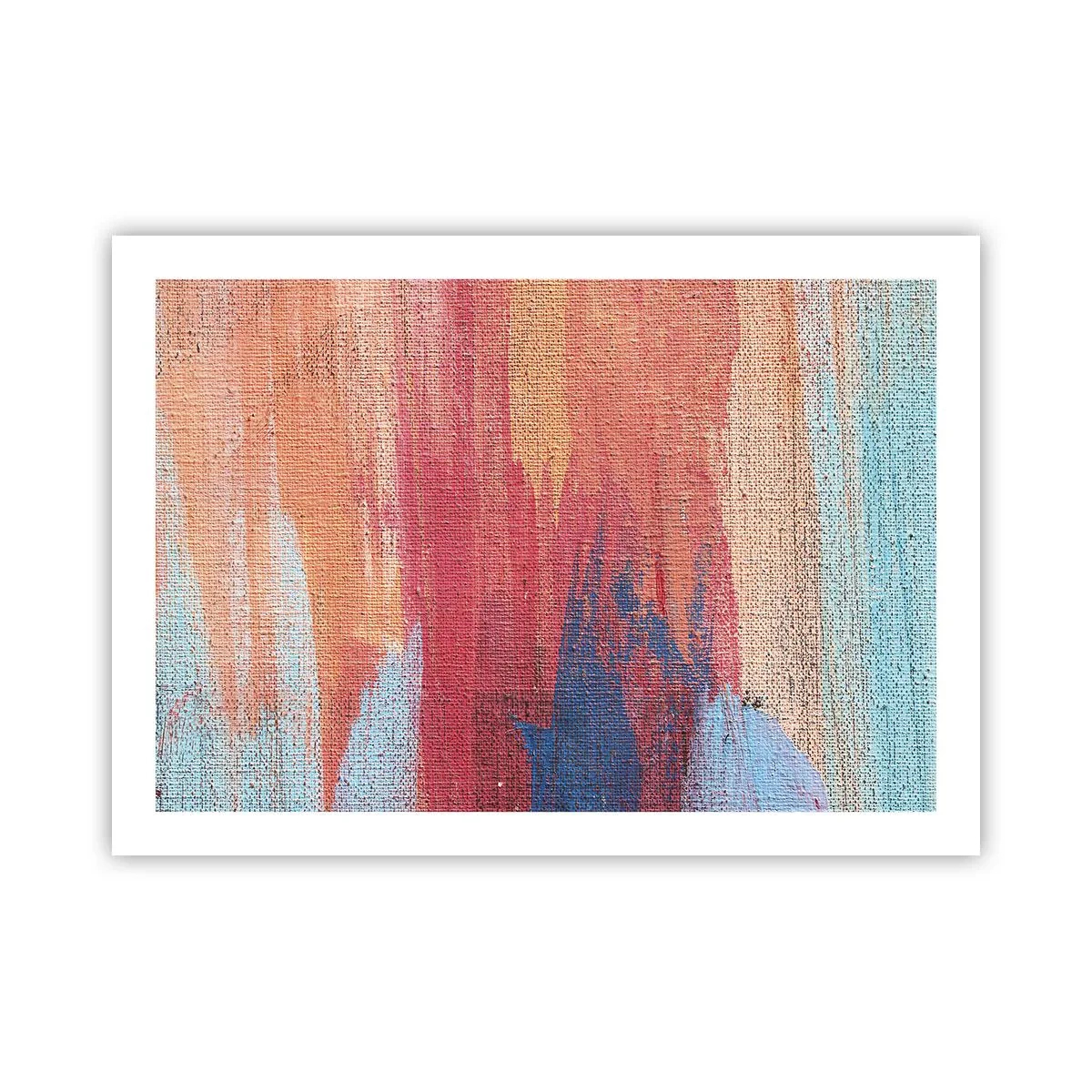 Poster - Plutind prin curcubeu - 70x50 cm