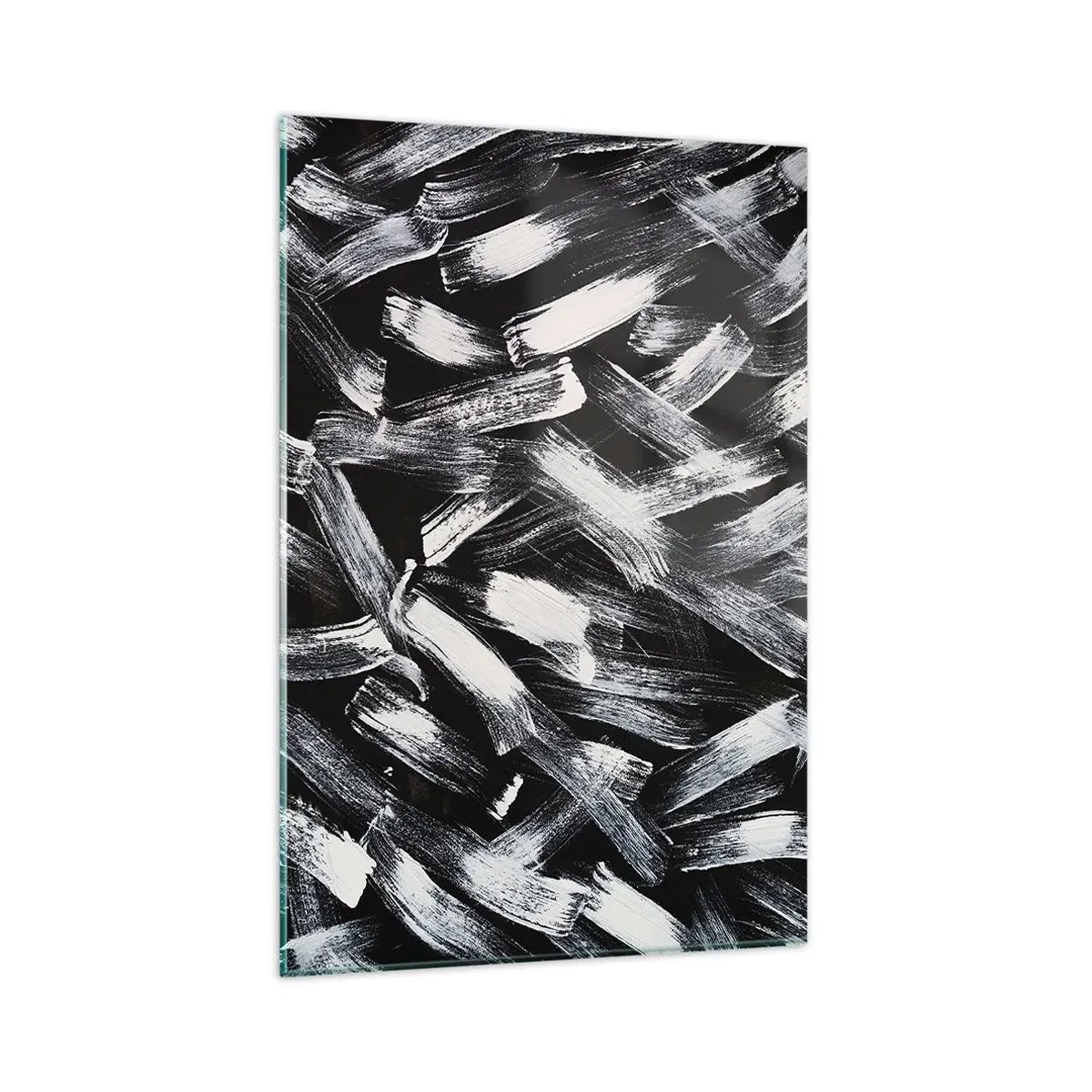 Tablou pe sticlă - Abstracție în spirit industrial - 80x120 cm