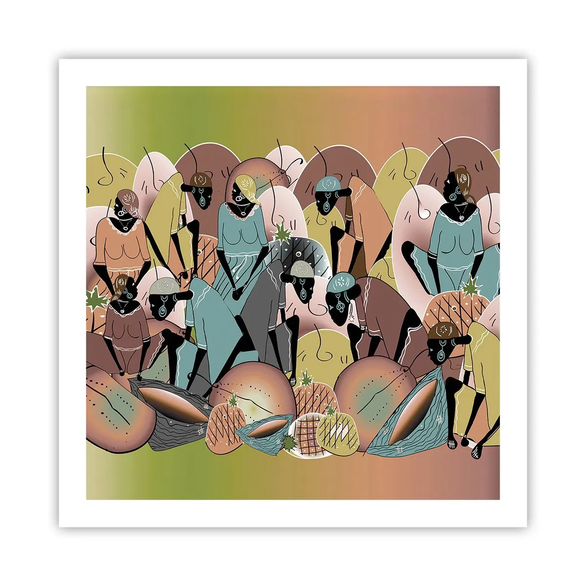 Poster - Sărbătoarea cea mare se apropie - 60x60 cm