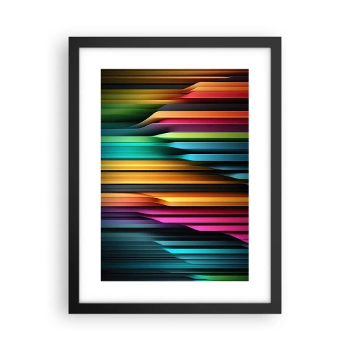 Poster în ramă neagră - Orgă de lumină - 30x40 cm