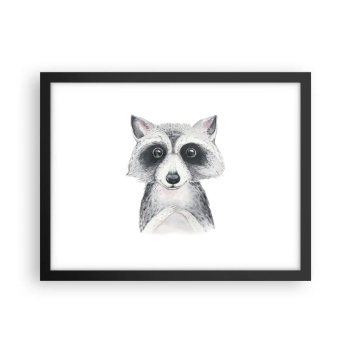 Poster în ramă neagră - Un moment pentru emoții - 40x30 cm