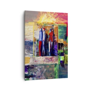 Tablou pe pânză - Relații și emoții - 70x100 cm