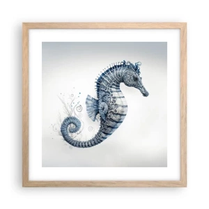 Poster în ramă de stejar deschis - O glumă inocentă a naturii - 40x40 cm