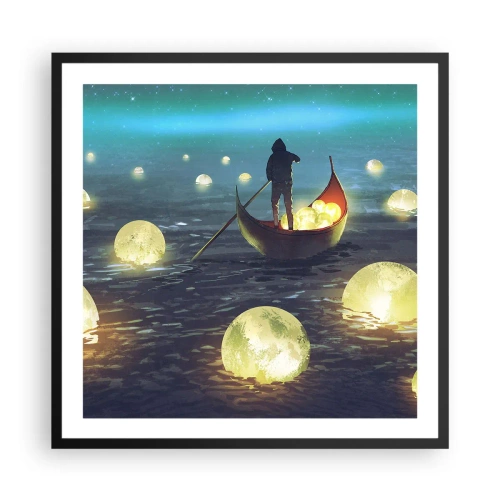 Poster în ramă neagră - Lucruri la care filozofii nu au visat niciodată - 60x60 cm