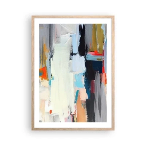 Poster în ramă de stejar deschis - Există o metodă? - 50x70 cm