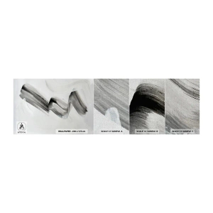 Mostră tapet Premium Canvas - Doar pentru distracție - Minimalism, Abstracția, Perie - 100x30 cm