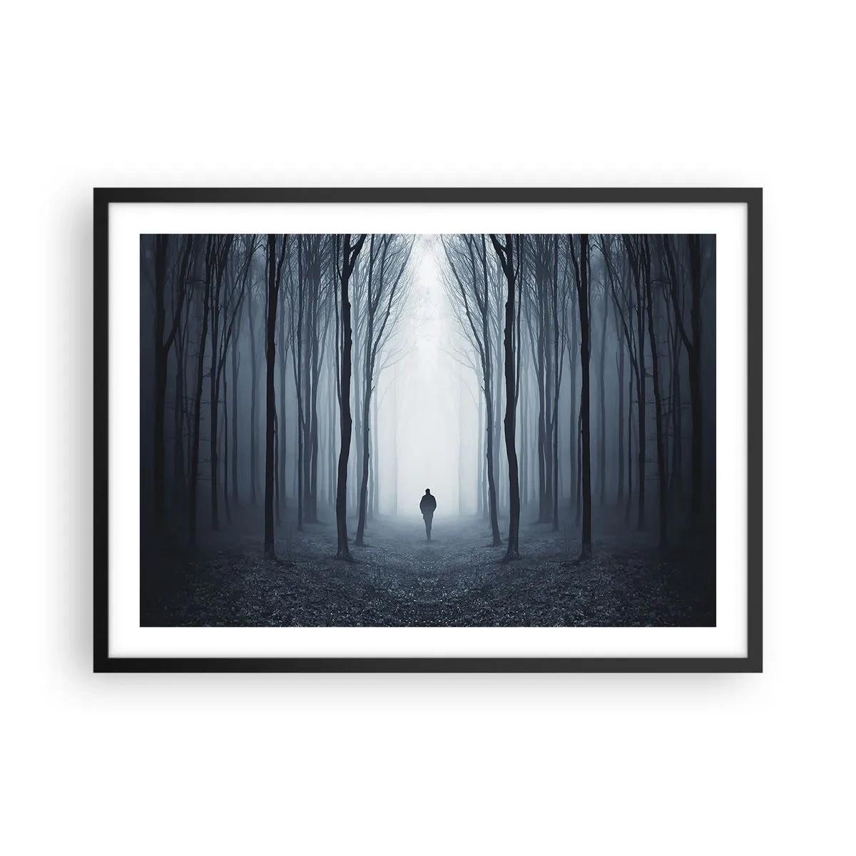 Poster în ramă neagră - Și totul este simplu și clar - 70x50 cm