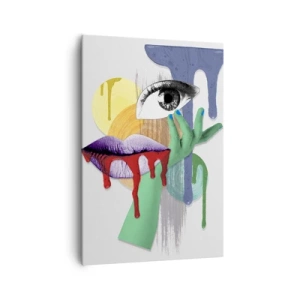 Tablou pe pânză - Portret deconstruit - 70x100 cm