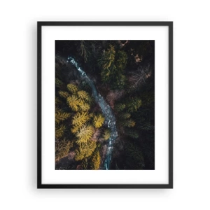 Poster în ramă neagră - Rapid și mai rapid - 40x50 cm