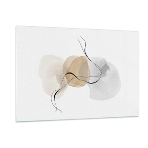 Tablou pe sticlă - Mărgele de aer - 120x80 cm