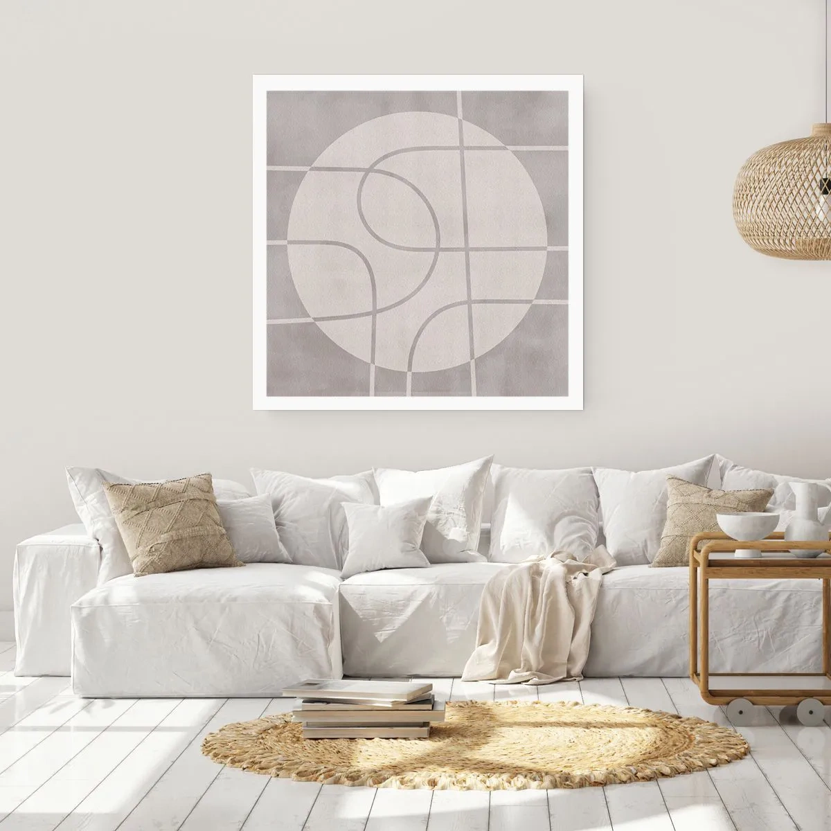 Poster - Circular și drept înainte - 60x60 cm