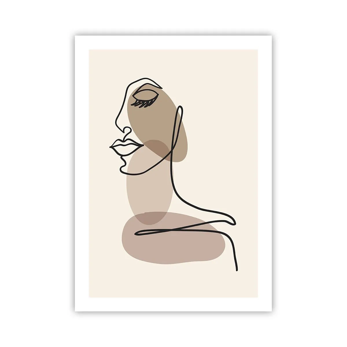 Poster - O anumită linie de frumusețe - 50x70 cm
