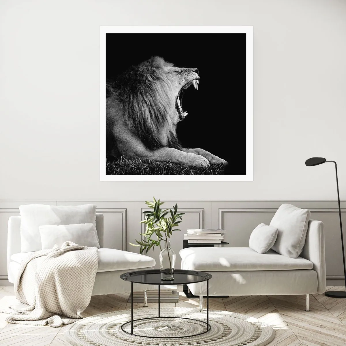 Poster - Fără nici o ezitare - 60x60 cm