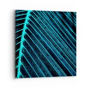 Tablou pe pânză - Textura verdelui - 30x30 cm