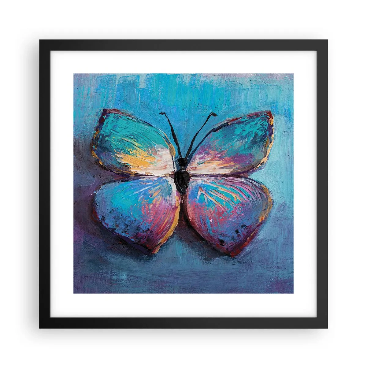 Poster în ramă neagră - În plină glorie - 40x40 cm