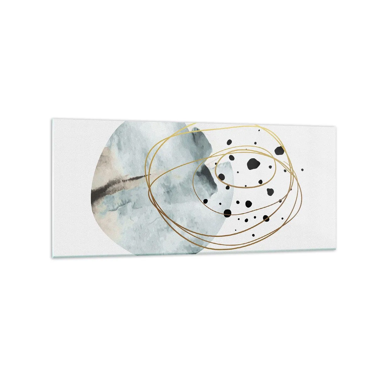 Tablou pe sticlă - În îmbrățișarea spațiului - 120x50 cm