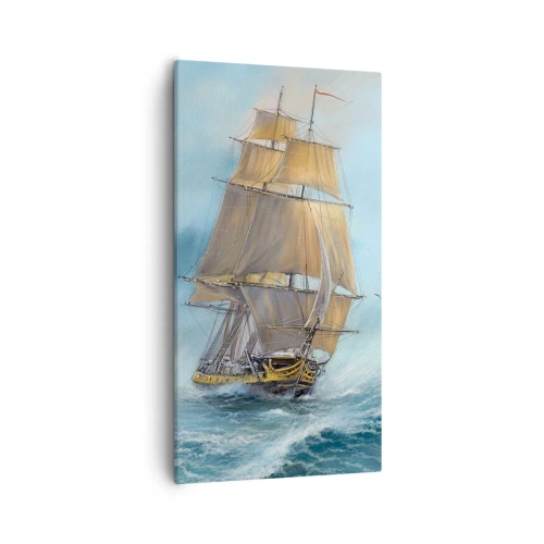 Tablou pe pânză - Rulează pe valuri - 55x100 cm
