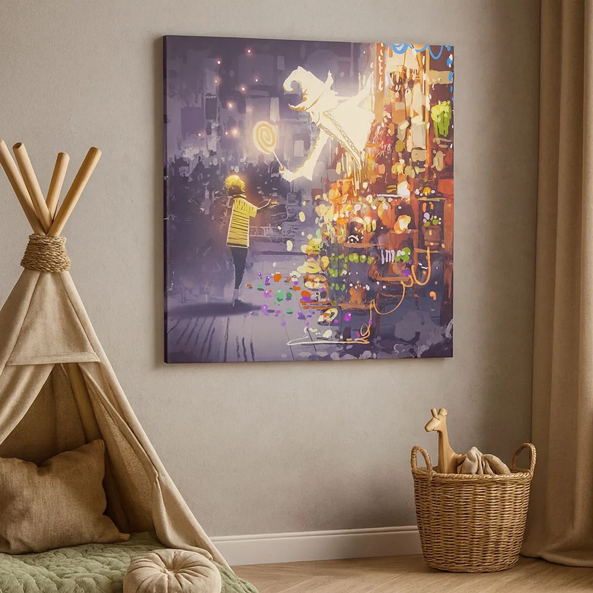 Tablou pe pânză - Vrăjitoria există - 30x30 cm