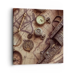 Tablou pe pânză - Sugestii de aventură - 40x40 cm