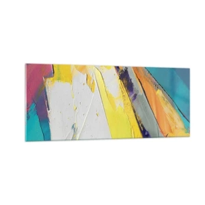 Tablou pe sticlă - Anatomia luminii - 100x40 cm