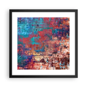 Poster în ramă neagră - Memorie și uitare - 40x40 cm