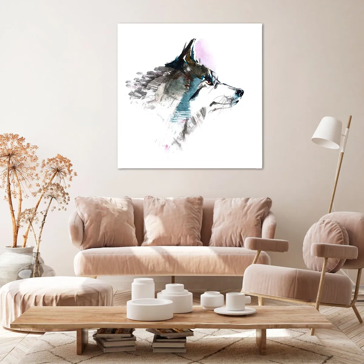 Tablou pe pânză - Ce știm despre lup - 50x50 cm