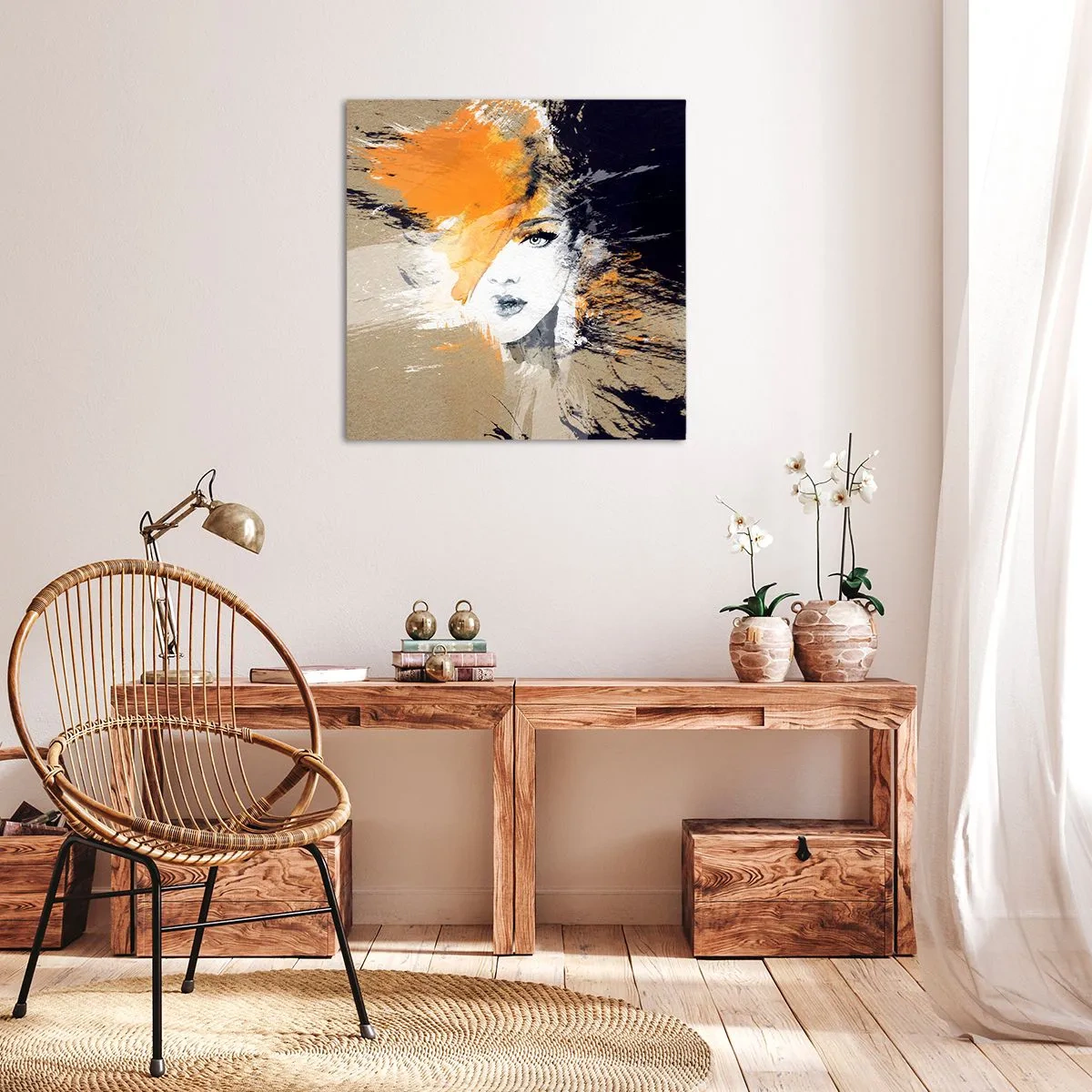 Tablou pe pânză - Și se face lumină - 40x40 cm