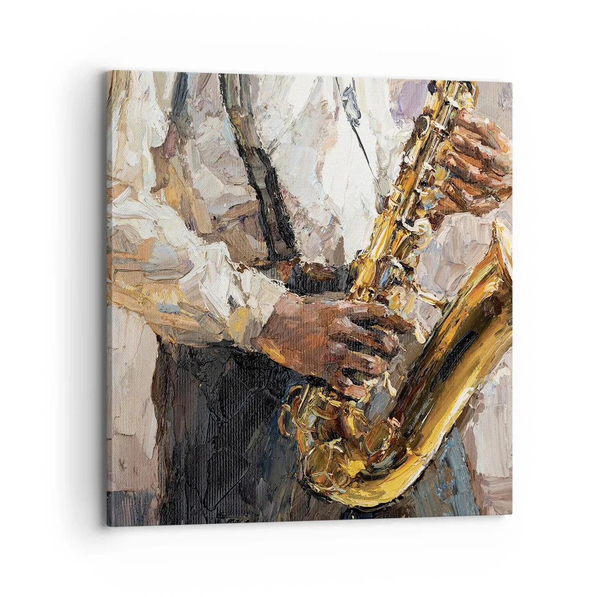 Tablou pe pânză - E timpul pentru a cânta solo - 70x70 cm