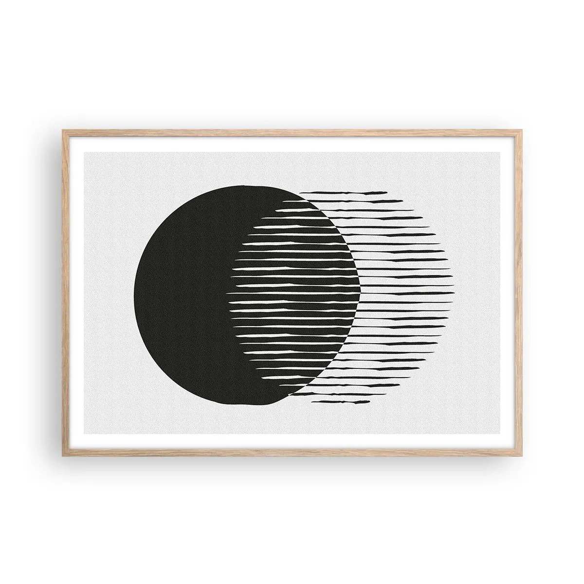 Poster în ramă de stejar deschis - Alter ego-ul său - 100x70 cm