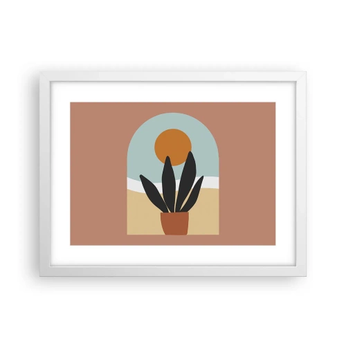 Poster în ramă albă - Bucurii mici - 40x30 cm