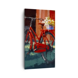 Tablou pe pânză - I want to ride my bicycle - 45x80 cm