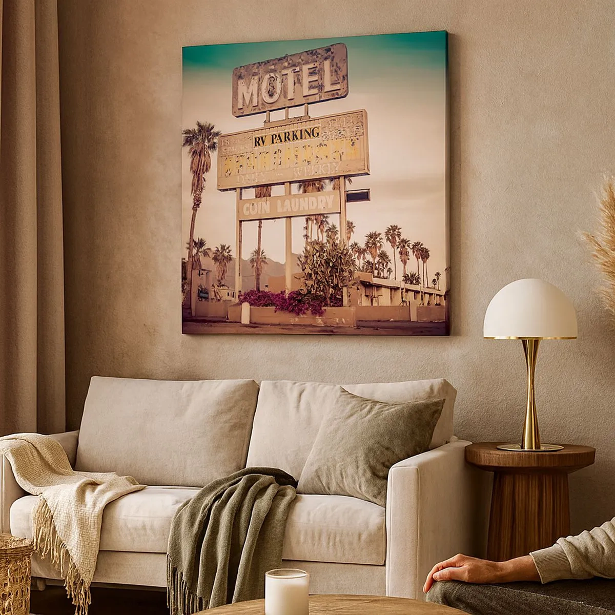 Tablou pe pânză - Timpul s-a oprit aici - 30x30 cm