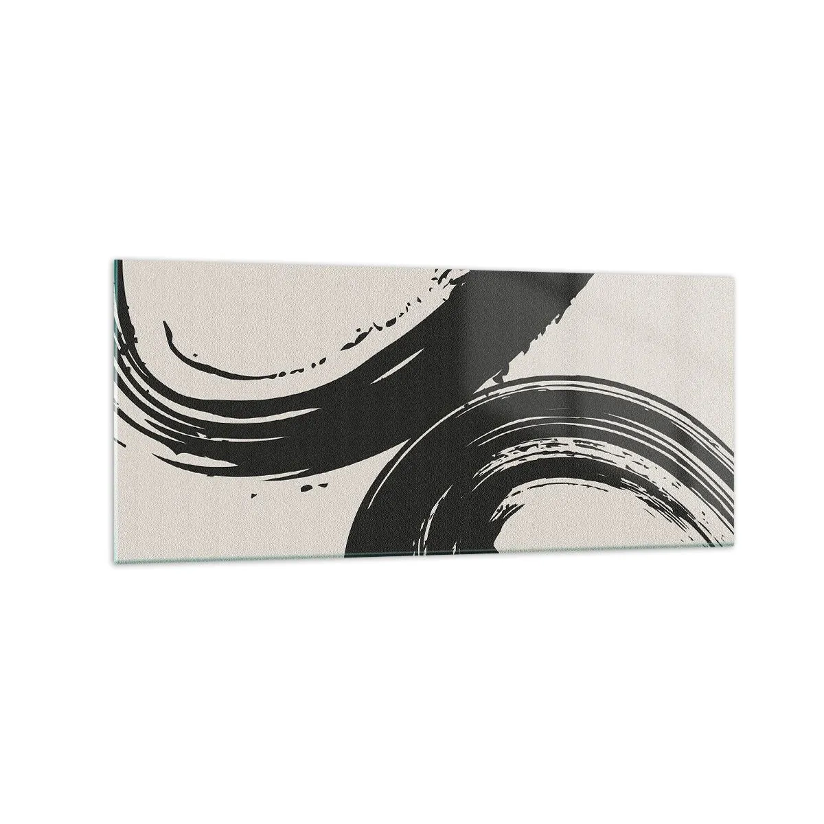 Tablou pe sticlă - Tare și circular - 120x50 cm