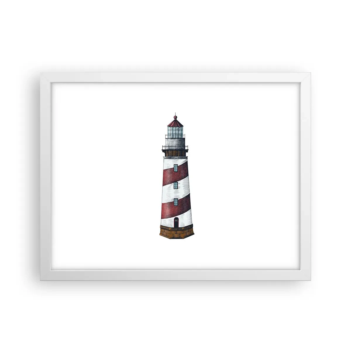 Poster în ramă albă - Întotdeauna de veghe - 40x30 cm