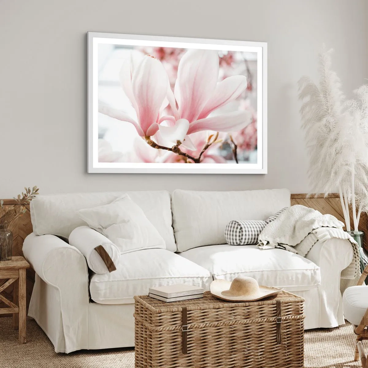 Poster în ramă albă - Imensitatea sensibilității - 40x30 cm