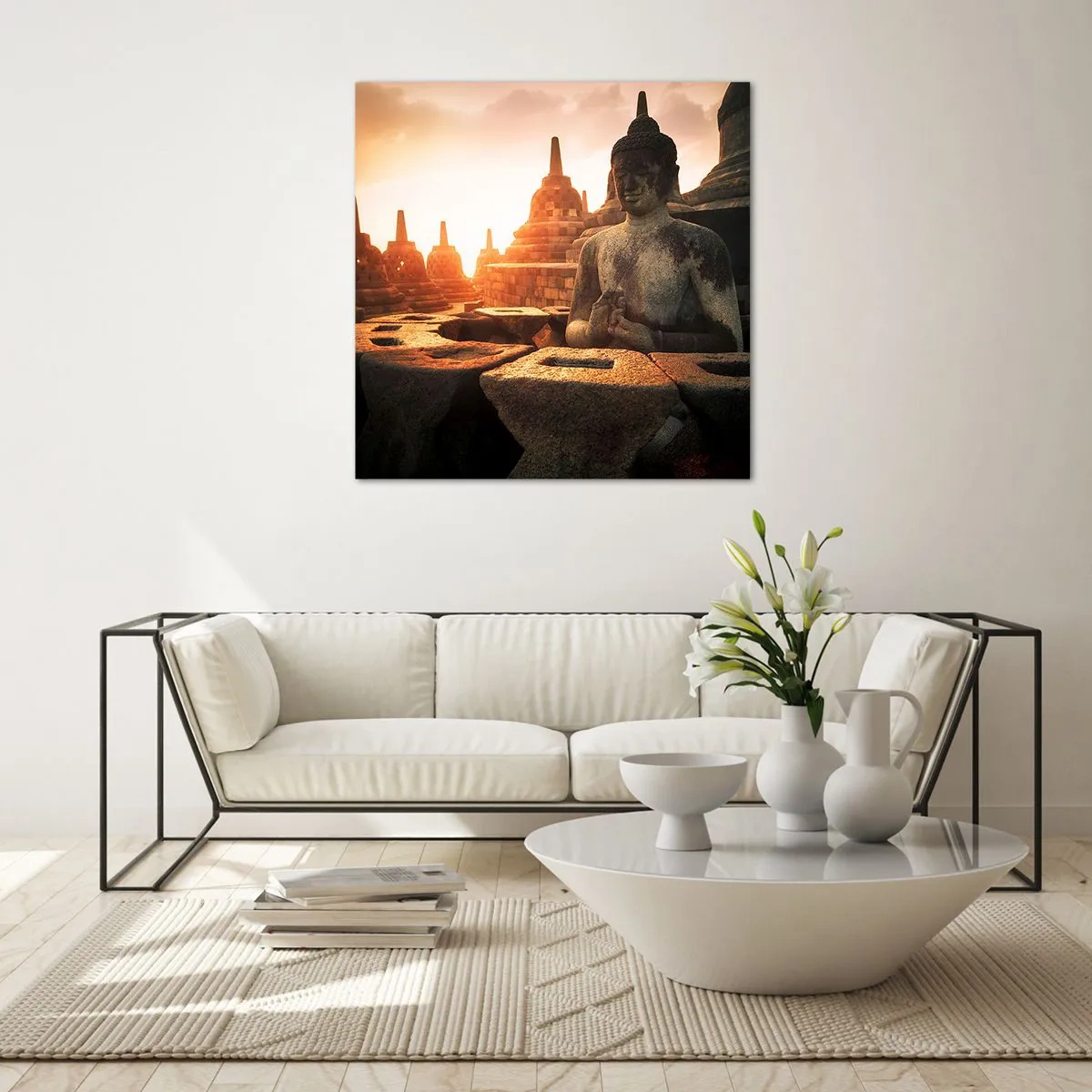 Tablou pe sticlă - Vreme de mare înțelepciune - 70x70 cm