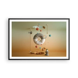 Poster în ramă neagră - Orice se poate întâmpla - 91x61 cm